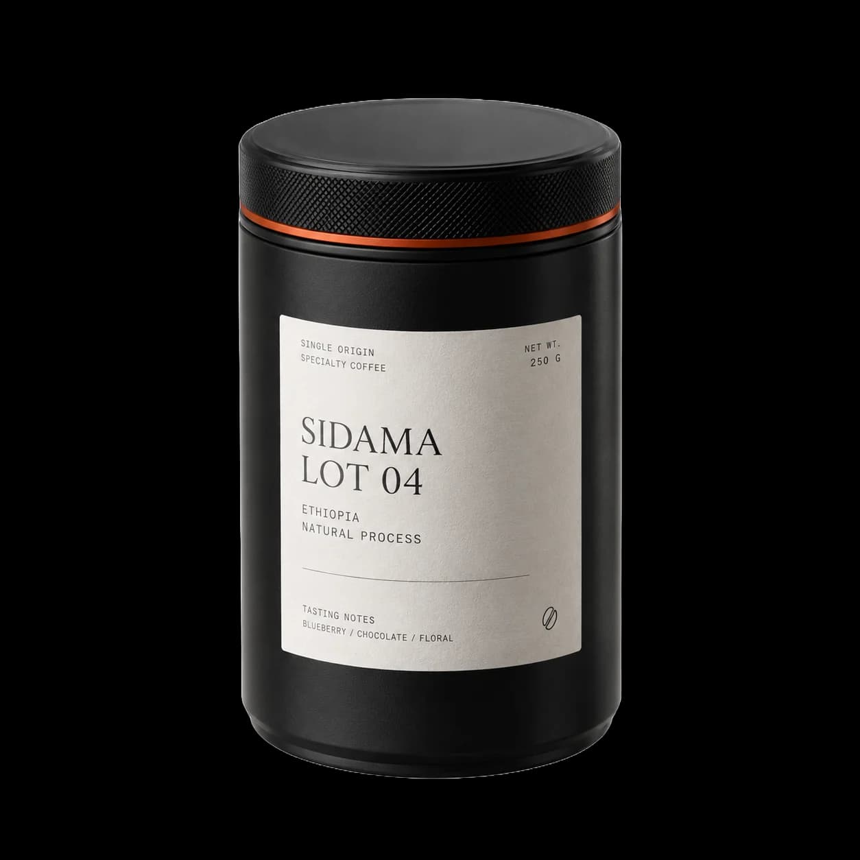 Artisanal Nitrogen-Flushed Coffee Canister